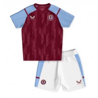 Dětský fotbalový dres Aston Villa 2023-24 Domácí Krátký Rukáv (+ trenýrky)